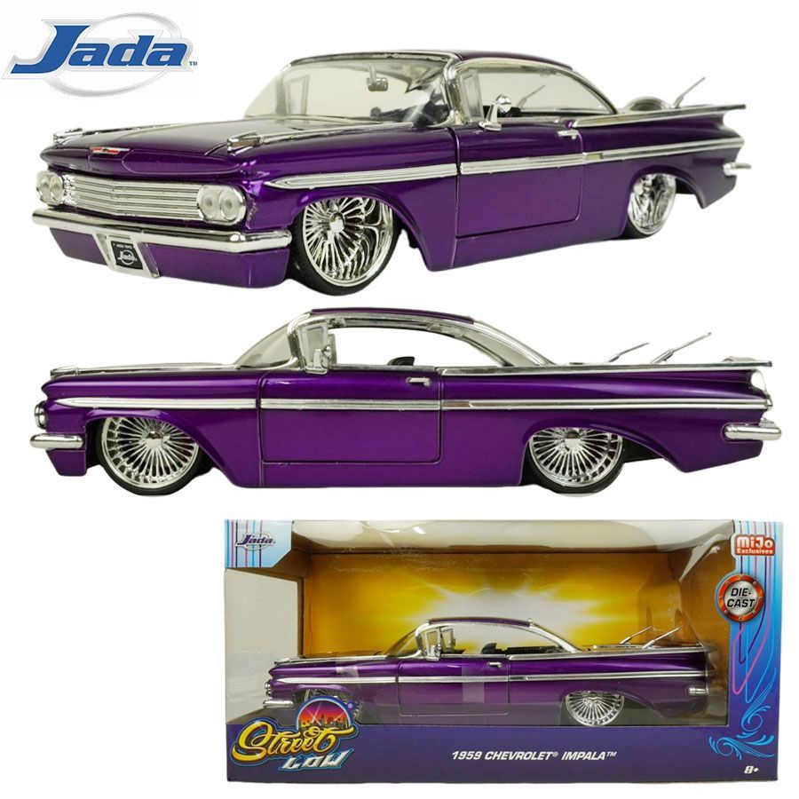新品 1/24 箱入り ミニカー JADA 1959 CHEVROLET IMPALA