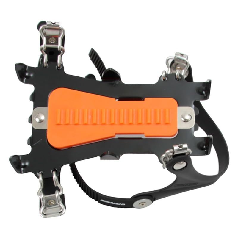 エバニュー EVERNEW 6本爪アイゼン S オレンジ EBY014 0