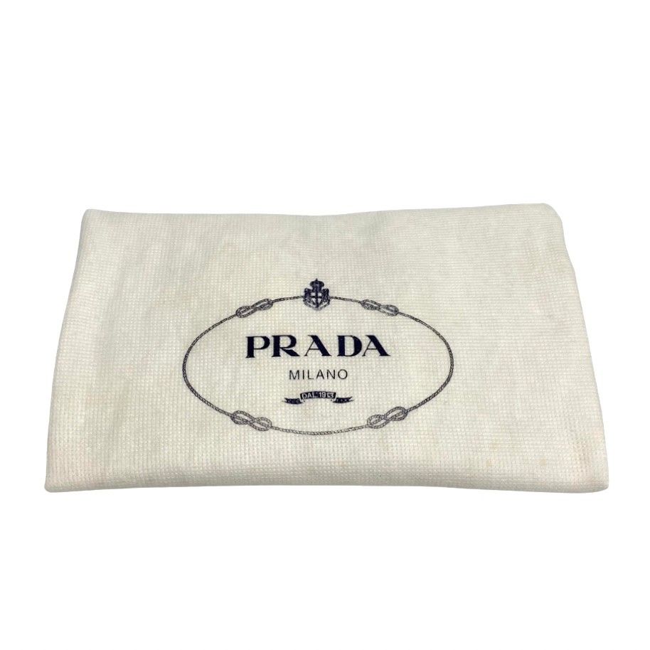 極 美品 保存袋付き PRADA プラダ 三角ロゴ 金具 ナイロン