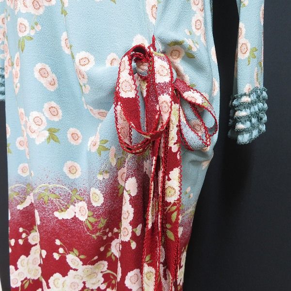 au ワンダフルワールド カネコイサオ セットアップ 桜柄 縮緬