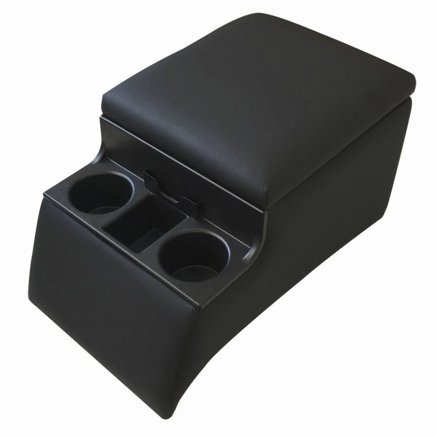 送料無料 コンソールボックス ダイナ トヨタ トラック用 黒 レザー風 アームレスト 収納 肘掛け BOX ドリンクホルダー