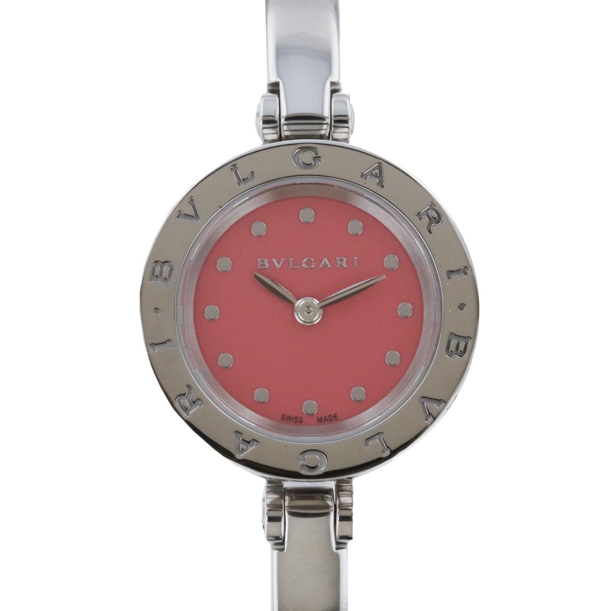 BVLGARI ブルガリ B-ZERO1 バングルウォッチ Pink 23㎜ 時計 クォーツ|レディース B-ZERO1 Pink BZ23S used A