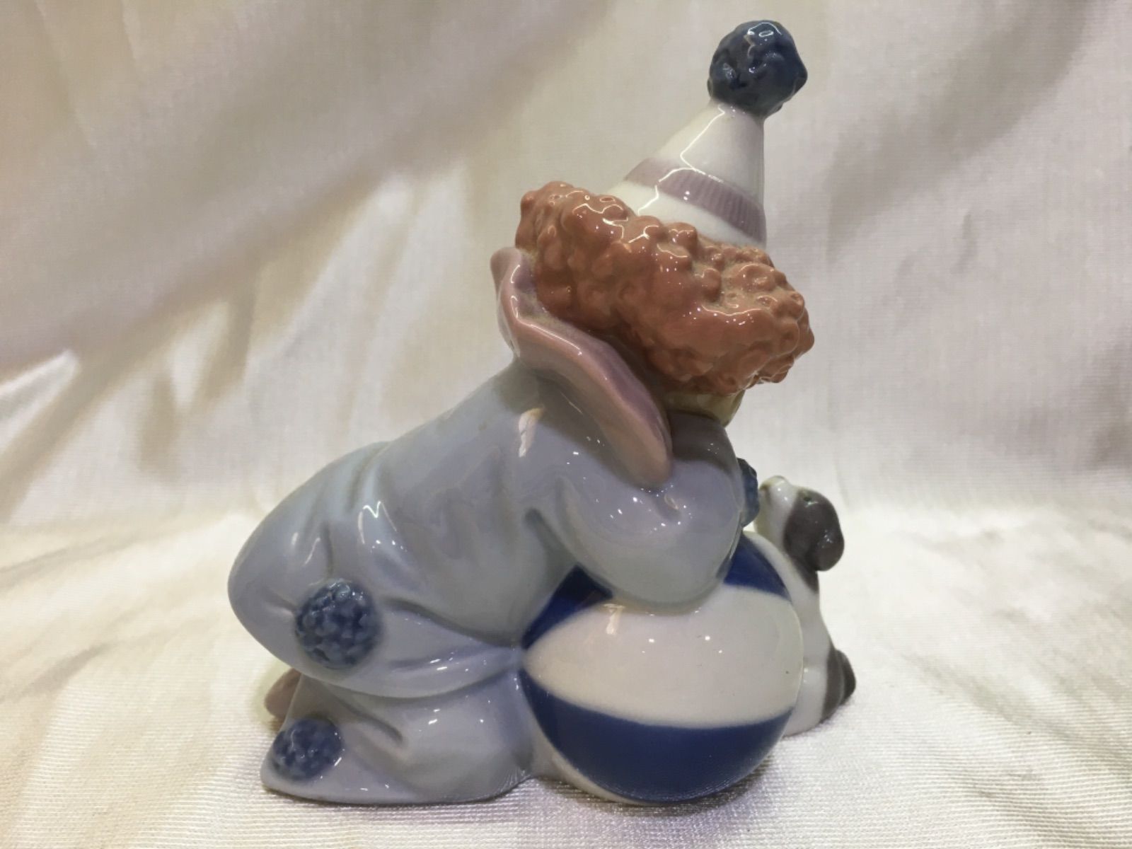 LLADRO リヤドロ ボールを持ったピエロと仔犬 中古品