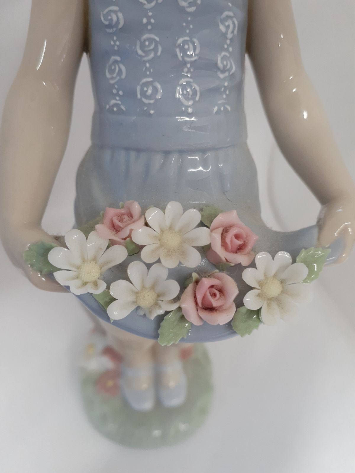 リヤドロ　LLADRO　スカートに花いっぱい リヤドロ Lladro 60周年記念 スカートに花いっぱい Skirt Full