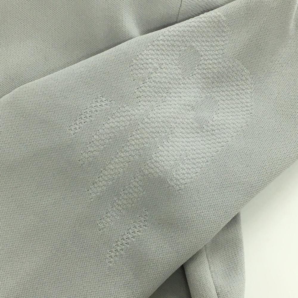 ニューバランスゴルフ セーター ライトグレー×白 一部柄 ニット 一部