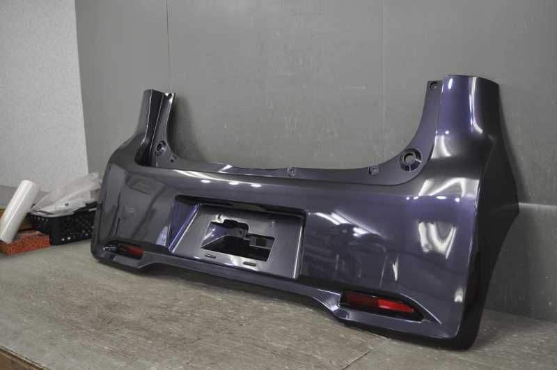 デイズ ハイウェイスター X 前期 B21W 純正 破損無 リアバンパー Rバンパー リア V09 紫 85010-6A04J s021102G