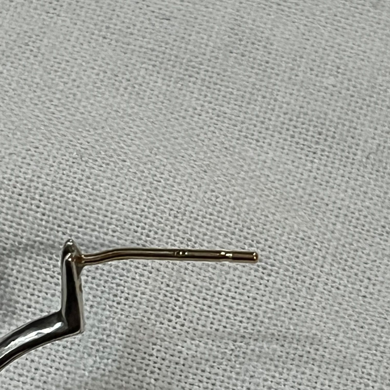 CHROME HEARTS タイニー CHクロス フープ イヤリング ピアス クロム