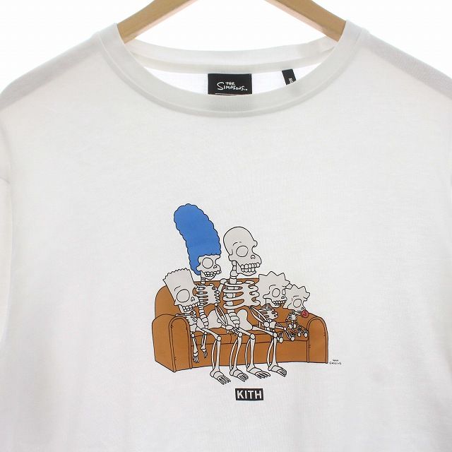 キスニューヨークシティ KITH NYC The Simpsons 21SS ロンT シンプソンズ Tシャツ 長袖 M 白 ホワイト /☆G -  メルカリ