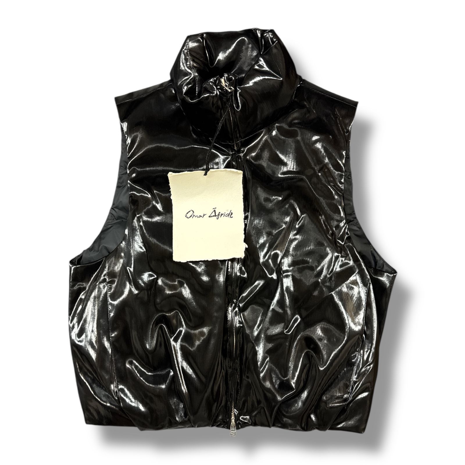 新品Omar Afridi 24AW Foamed Vest ベストグレー Omar Afridi オマールアフリディ Foamed Vest ベスト (ダウン