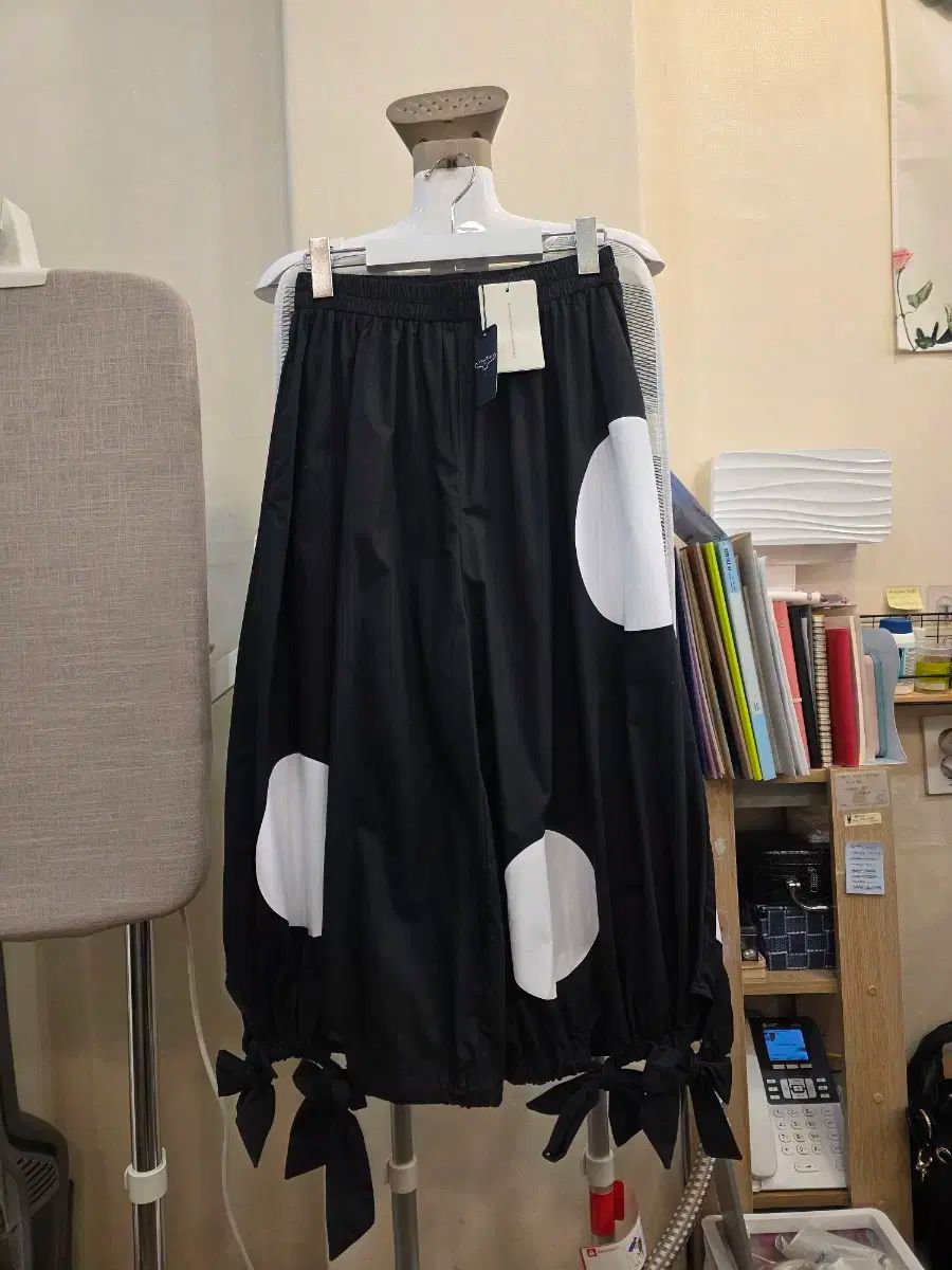 ドット柄 バルーン パンツ