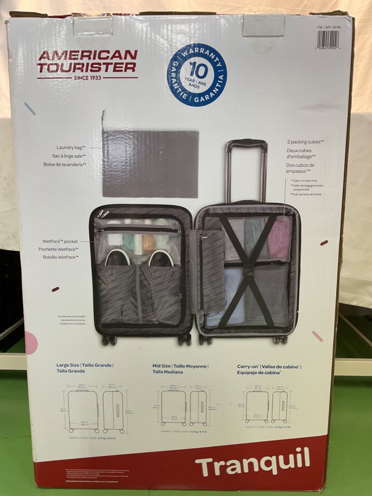 COSTCO限定 アメリカンツーリスター Tranquil 3P スーツケース COSTCO限定 アメリカンツーリスター Tranquil 3P スーツケース