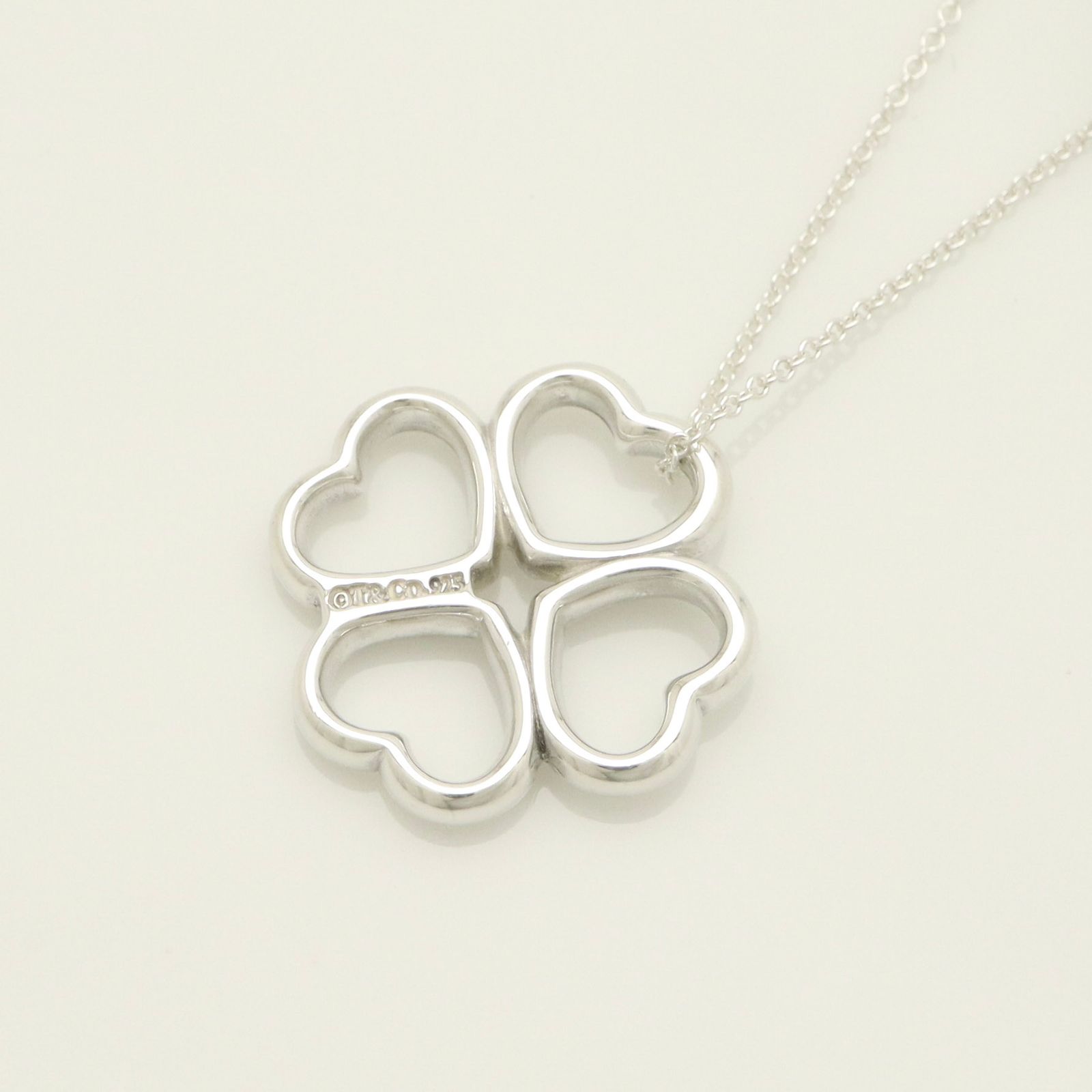 美品】 ティファニー TIFFANY&Co. ハート クローバー ネックレス