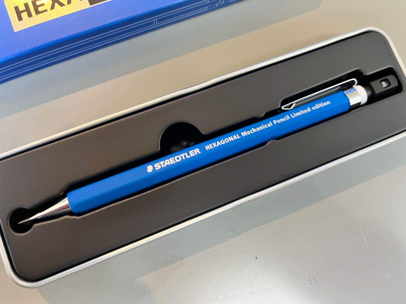 ステッドラー ヘキサゴナルシャープ バージョン0 ブルー韓国限定品