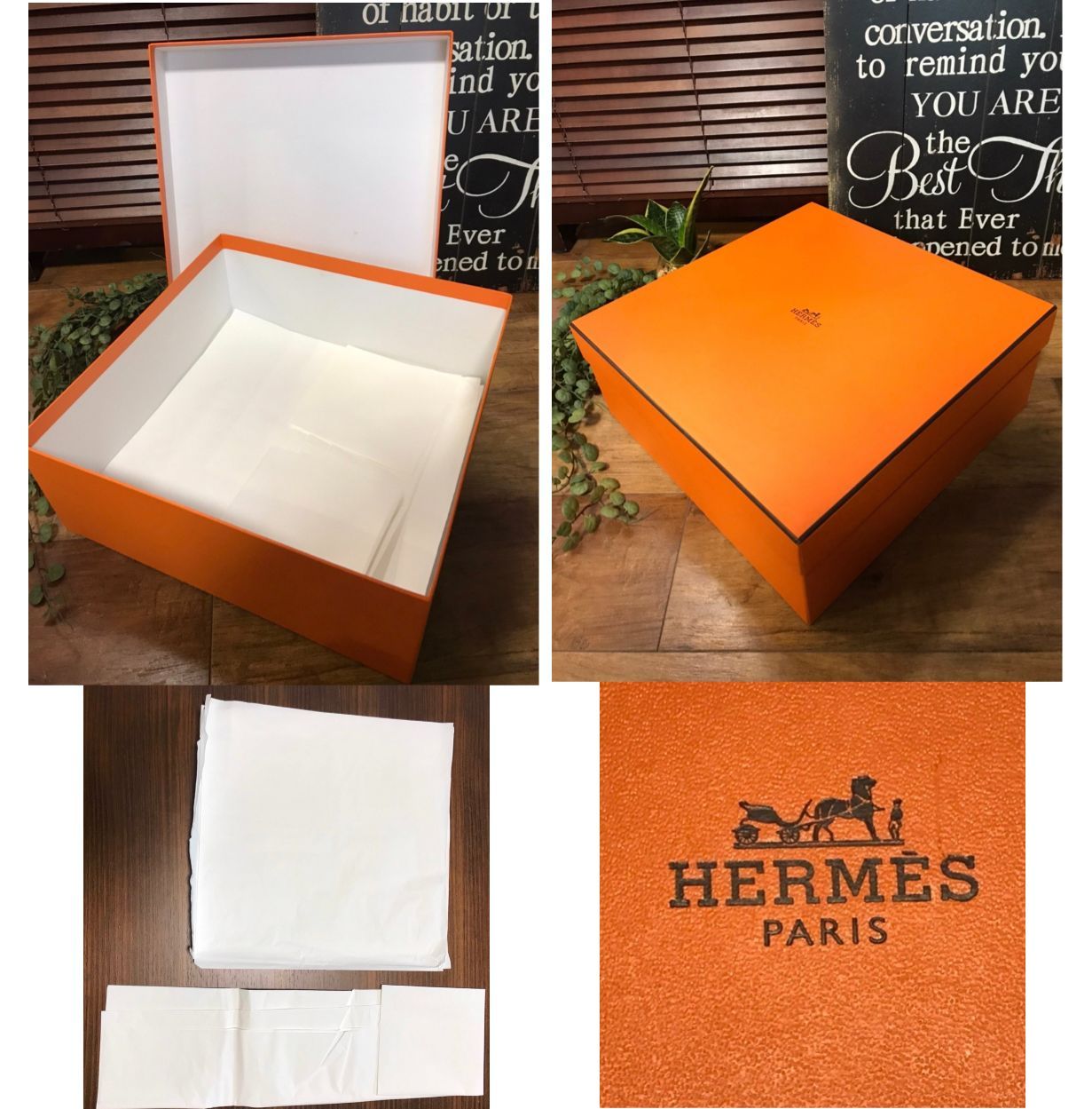 HERMES ネクタイ 空箱 - ラッピング・包装
