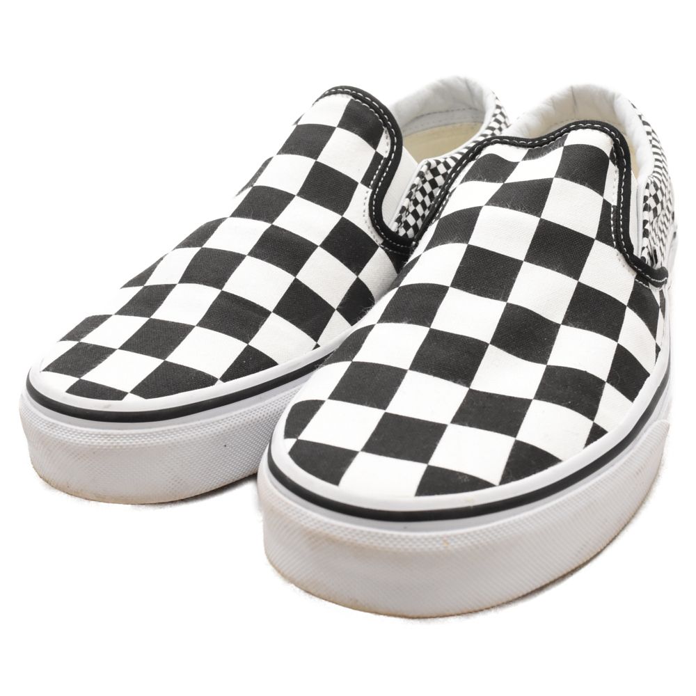 スニーカー vans slip-on mix check us9 vn0a38f7q9b VANS (ヴァンズ) SLIP-ON MIX CHECKER VN0A38F7Q9B スリッポン