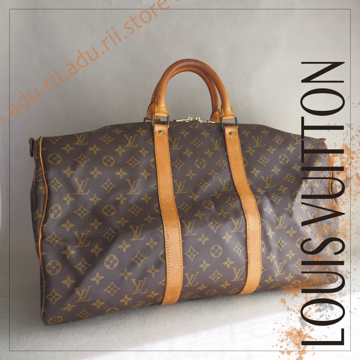 ☆美品☆LOUIS VUITTON モノグラム キーポル50 ボストンバッグ国内直営店