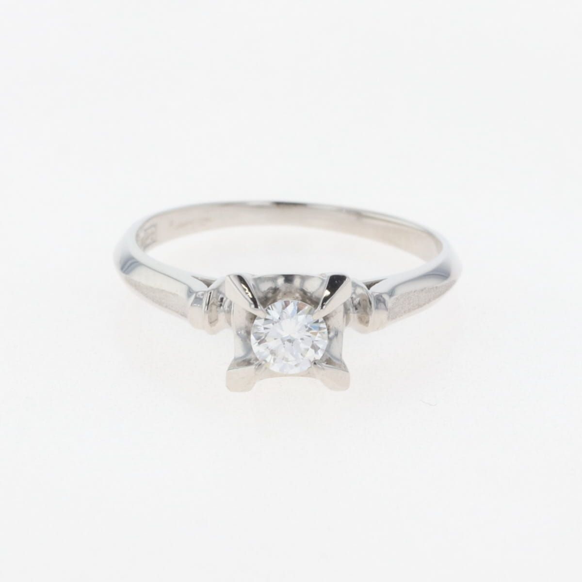 在庫一掃】 ダイヤモンド デザインリング プラチナ 指輪 リング 7.5号  