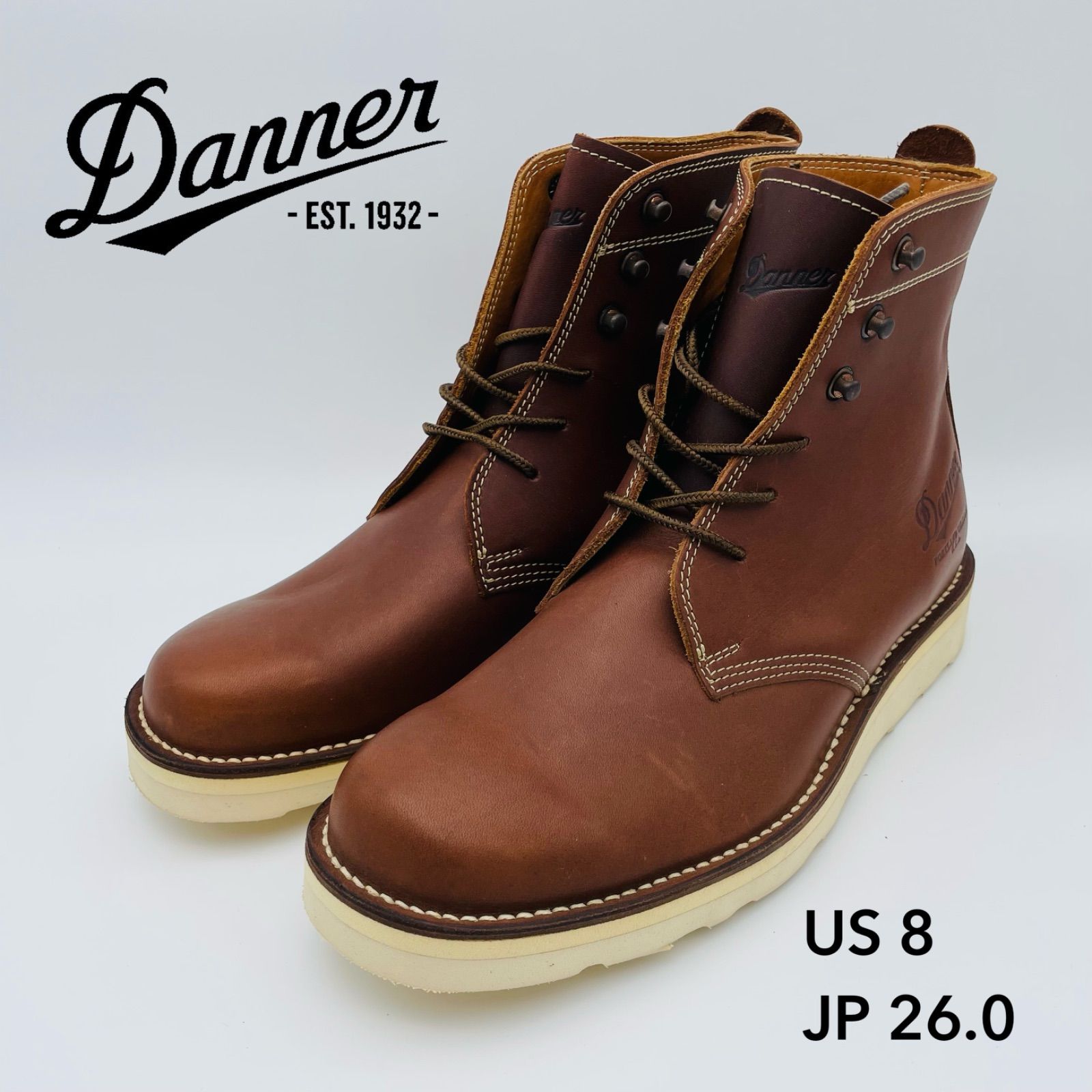 ブラウン レザー ワークブーツ 　ダナー ダナー／Danner 】ワークブーツ シューズ 靴 メンズ 男性 男性用