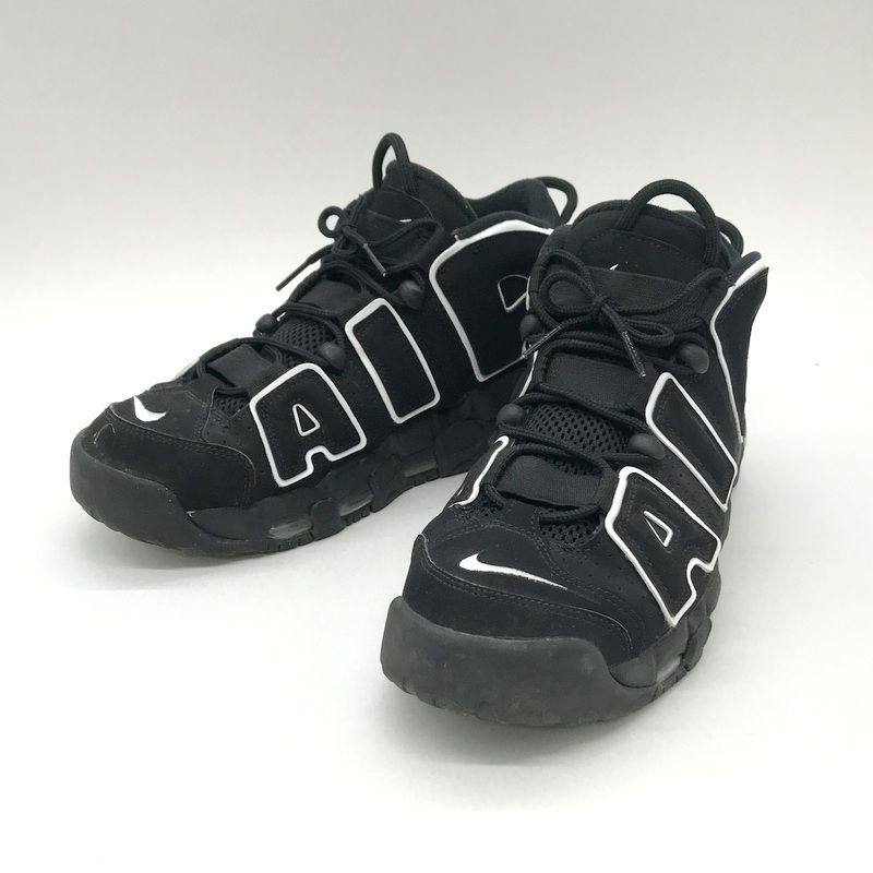 Nike スニーカー Air More Uptempo Black White 414962-002 エア