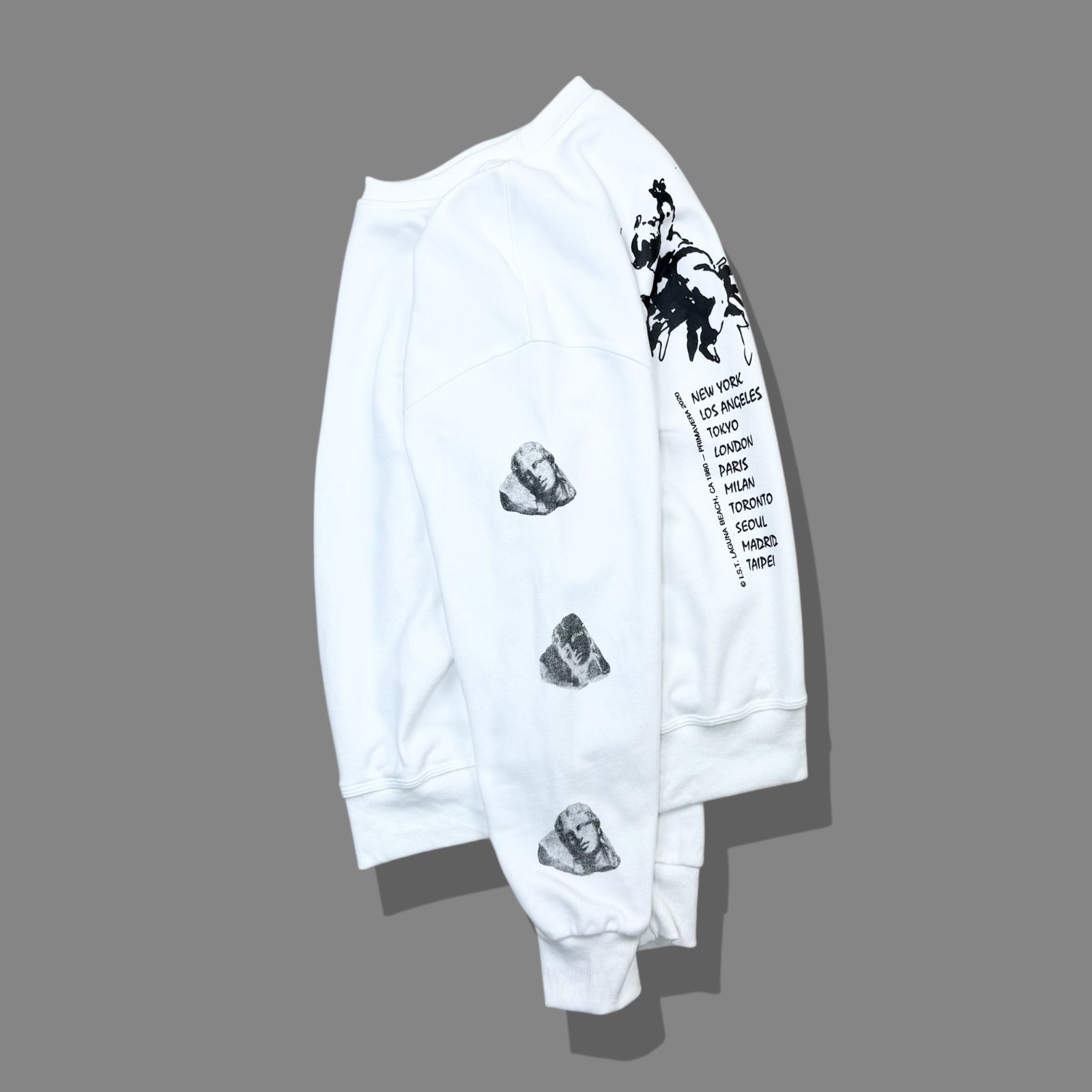 エンジェルグラフィックスウェットシャツ ホワイト