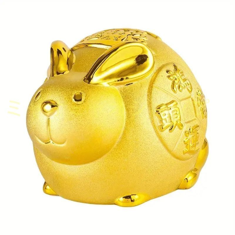 【美品】兎　貯金箱　オブジェ　置物　インテリア　工芸品　美術品　A1434 貯金箱 ラビット うさぎ リアル オブジェ 置物 インテリア