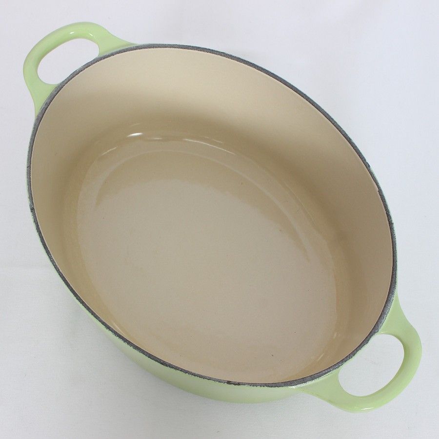 LE CREUSET ル・クルーゼ ココット オーバル グリーン 25cm ル