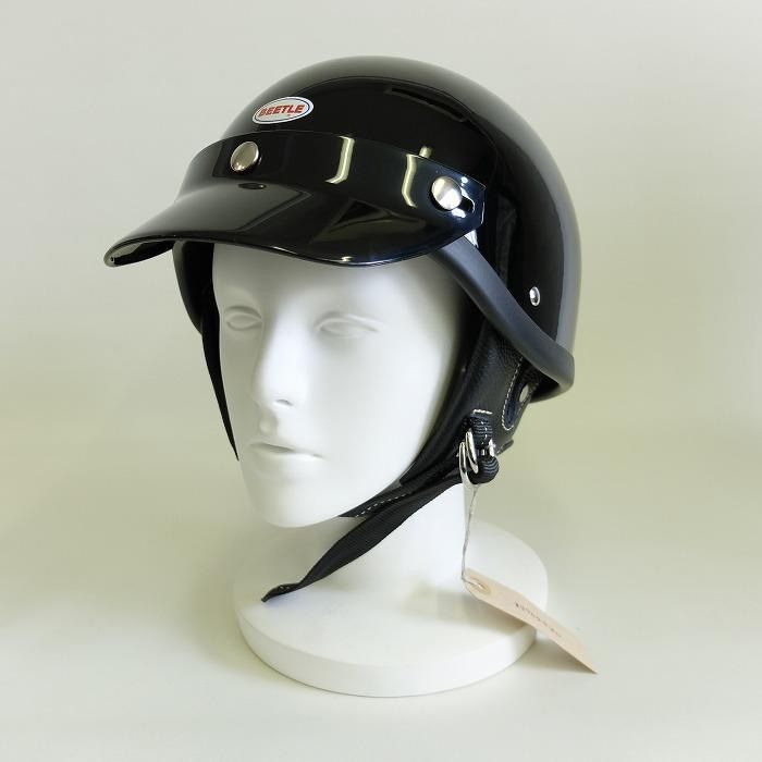 BEETLE|オーシャンビートル|SHORTY4|ショーティ4|ブラック|ビートル|ヘルメット|ジェットヘルメット|ジェッペル|HALF HELMET