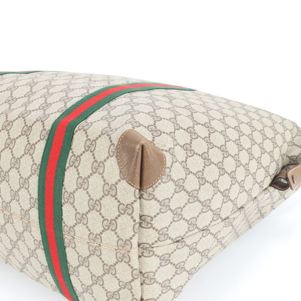 美品 グッチ GG スプリーム シェリー ライン 89 19 レザー