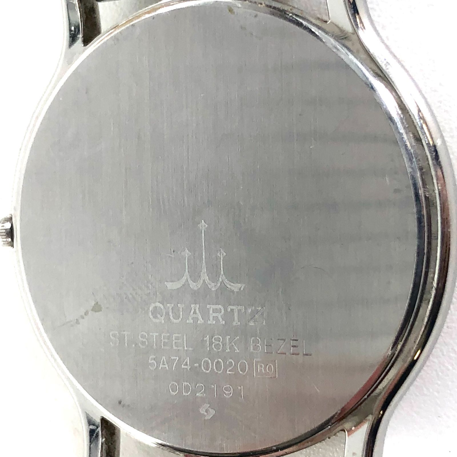 SEIKO セイコー CREDOR クレドール 5A74-0020 メンズ腕時計 SS/QZ 18K