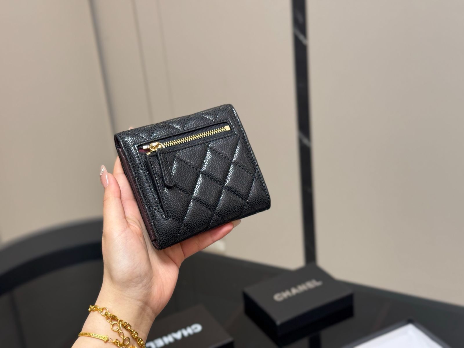 今日特価】Chanel Short Wallet シャネル ショートウォレット-MM