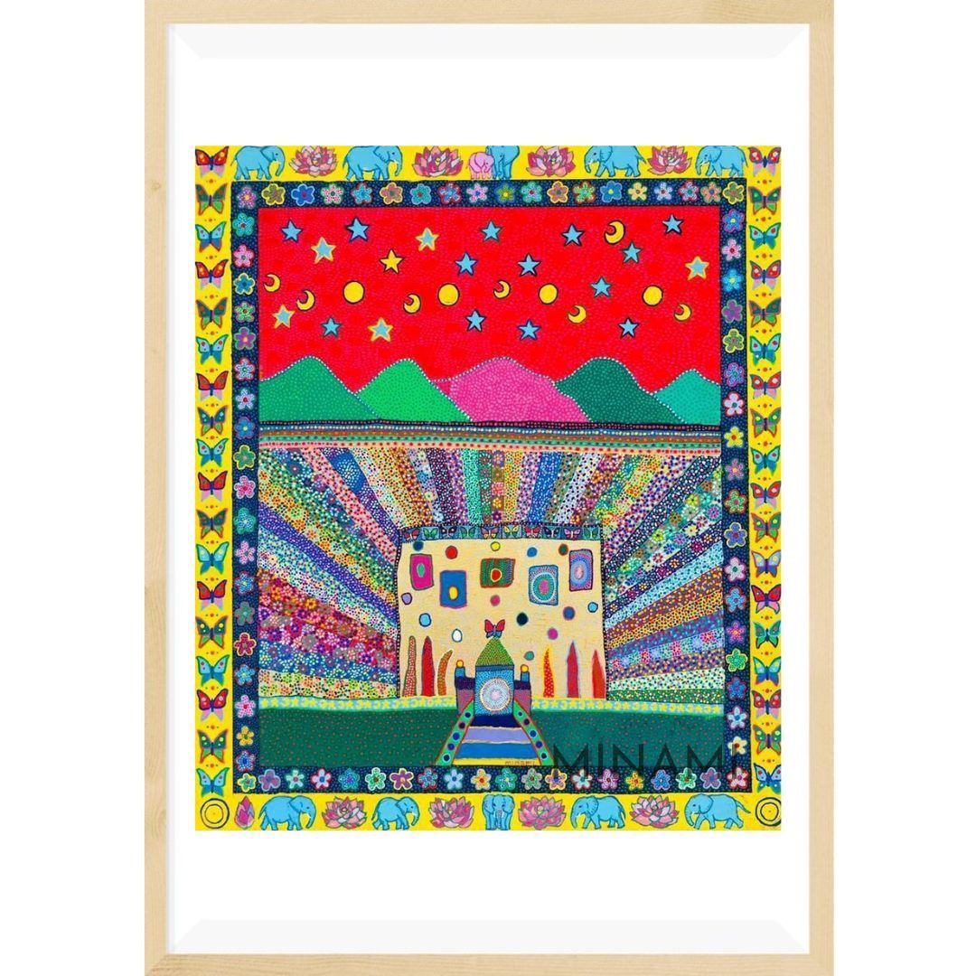 山田義明 角皿 絵皿 飾り皿 飾皿 お皿 九谷名工 伝統工芸士 古九谷画風