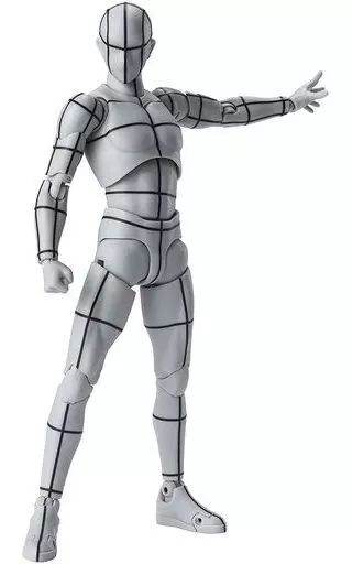 フィギュア S.H.Figuarts ボディくん -ワイヤーフレーム- Gray Color Ver.