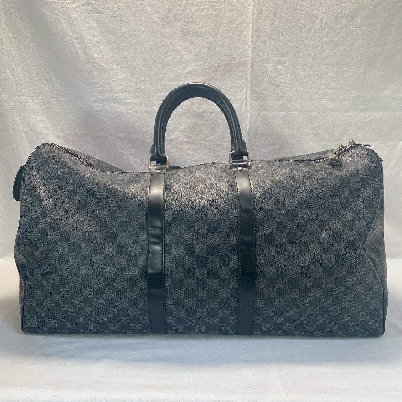 極美品 バーバリー ボストンバッグ クリーム シークレットホース