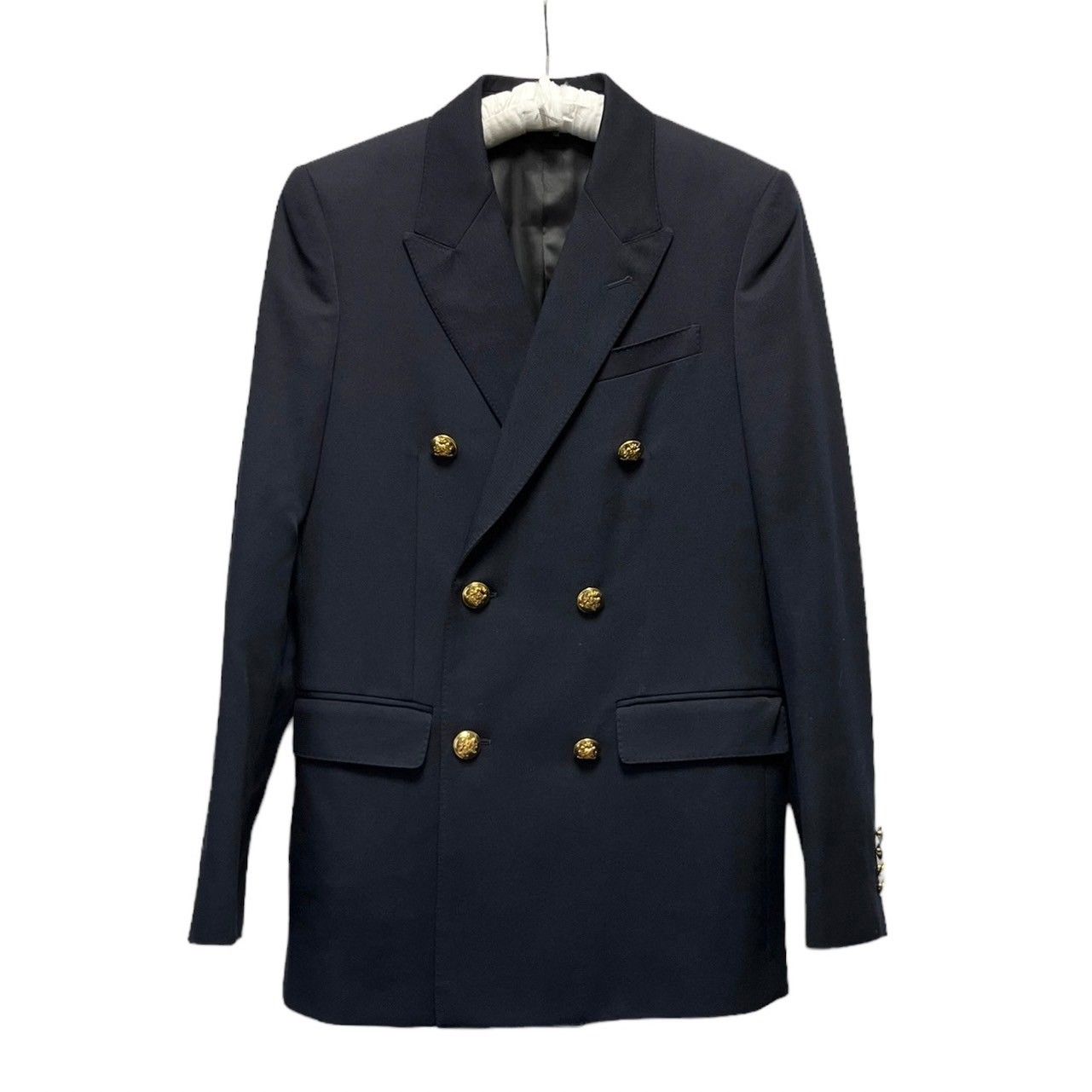 CELINE セリーヌ 20SS Classic Jacket In Diagonal Wool ダイアゴナルウールクラシックジャケット  2V047092D 紺ブレ ブレザー