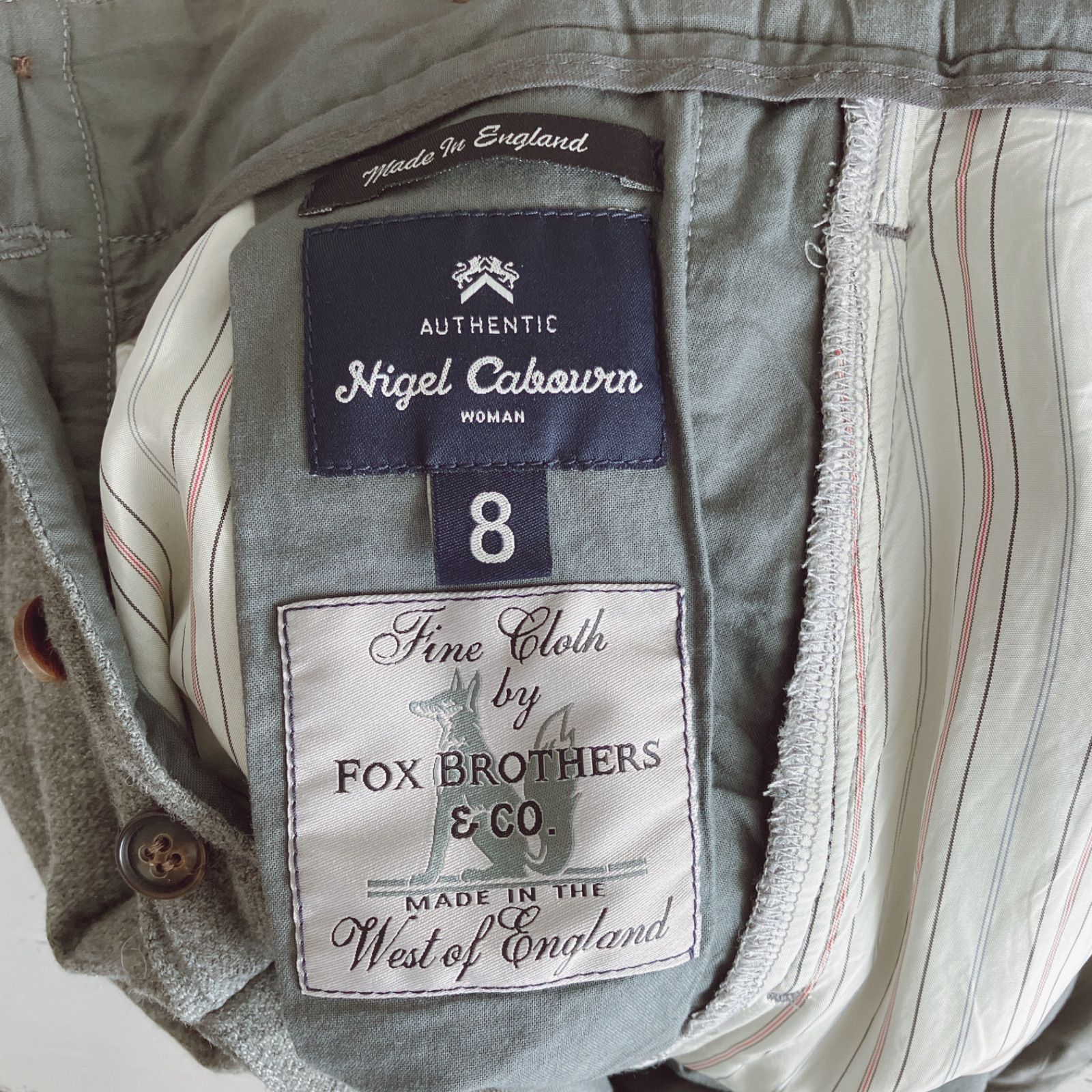 Nigel Cabourn Fox Brothers ホスピタルベスト 英国製 FRENCH HOSPITAL VEST & LINER VEST - – ナイジェル・ケーボン