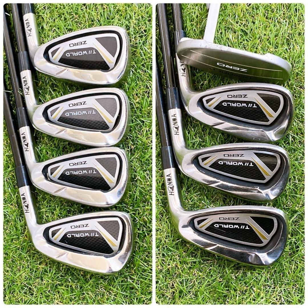 豪華13本 HONMA ホンマ ツアーワールドゼロ メンズゴルフセット SR 豪華13本】ホンマ ツアーワールドゼロ メンズクラブセット