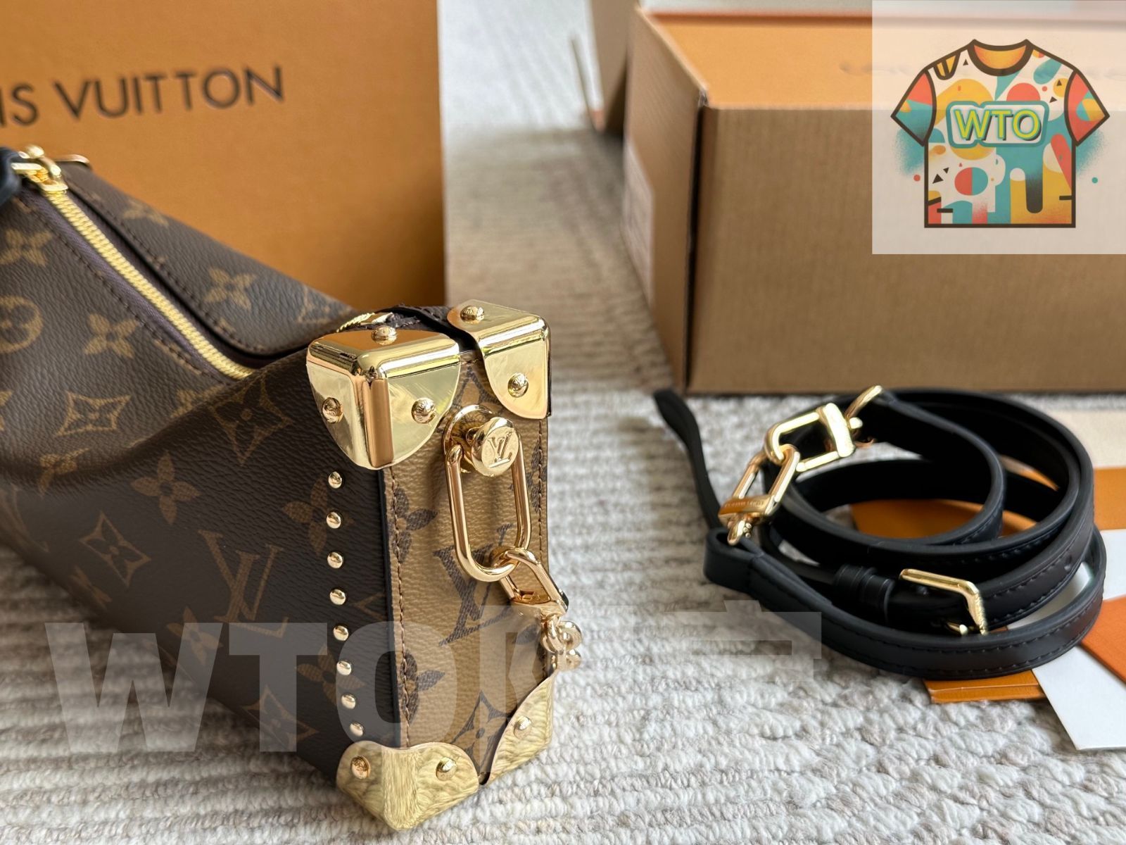 今日WTO】LV ルイ・ヴィトン サイドトランク シリーズ 肩?を自由