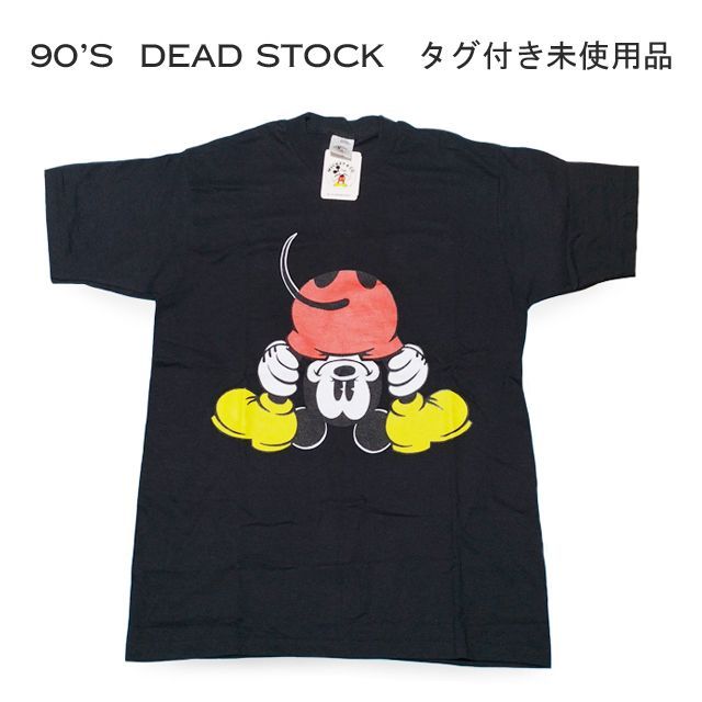 90's Mickey Mouse/未使用・Disney・ディズニー・ミッキーマウス・ファンタジア・新品・デッドストック・Ｔシャツ・ヴィンテージ・コレクター・アメカジ・古着  - メルカリ