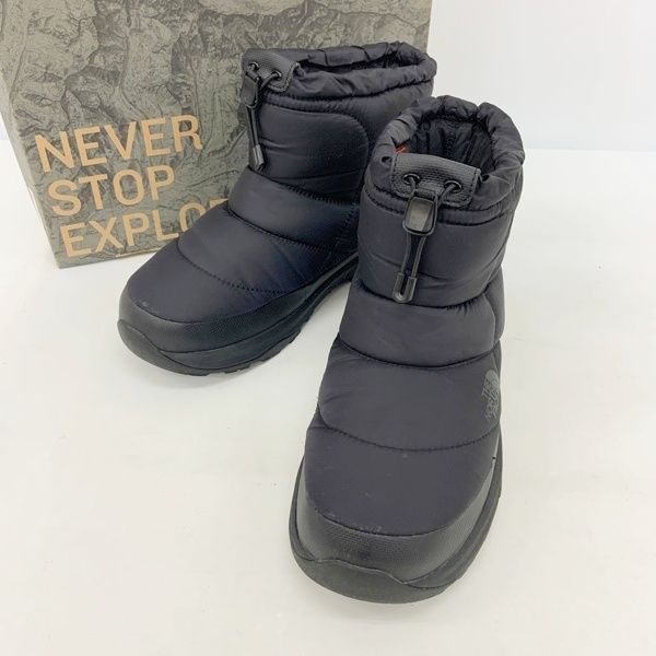 THE NORTH FACE ノースフェイス Nuptse Bootie ヌプシブーツ シューズ 9041729N3X ショート丈 防寒 メンズ 28cm ブラック 靴 DF17055