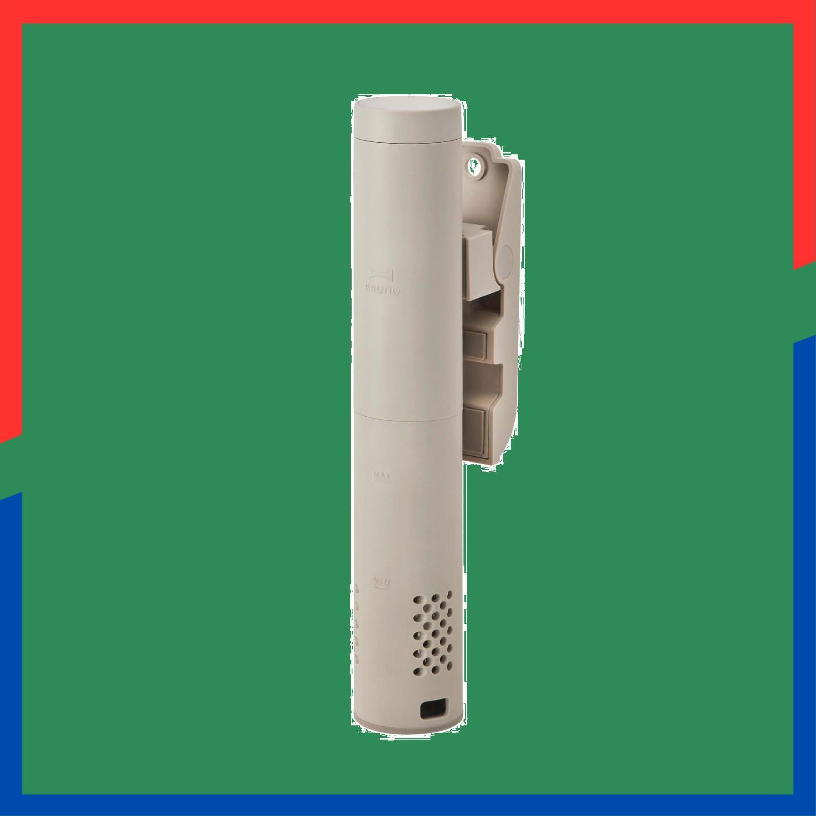 BOE099-GRG 防水規格IPX7 かわいい おしゃれ スタンド 浅鍋 深鍋 鍋 スライド式クリップ しっとり ヘルシー 低温加熱 グレージュ 低温調理器 コンパクト ブルーノ BRUNO