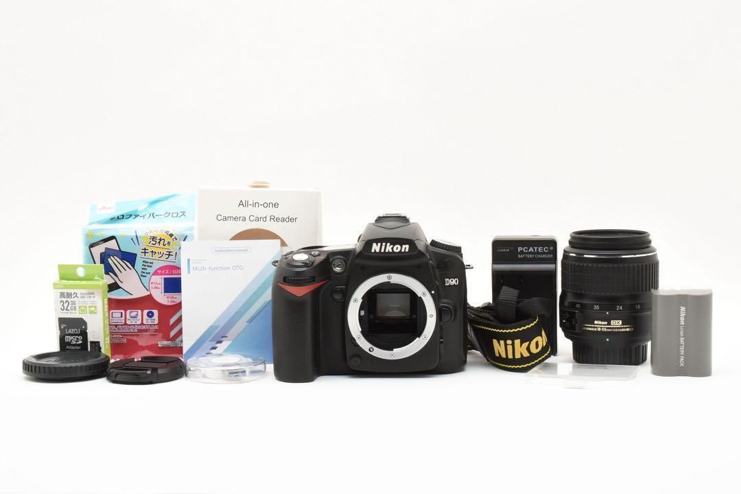 美品　Nikon D90 デジタル一眼レフカメラ　カードリーダーでスマホ転送 美品 Nikon D90 デジタル一眼レフカメラ カードリーダーでスマホ
