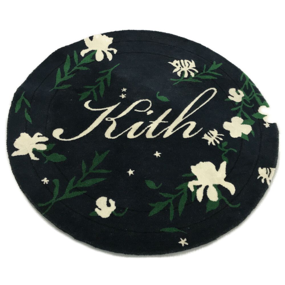 KITH (キス) Summer Floral Script Rug Nocturnal サマー フローラル スクリプト ラグ ノクターナル マルチ  - メルカリ