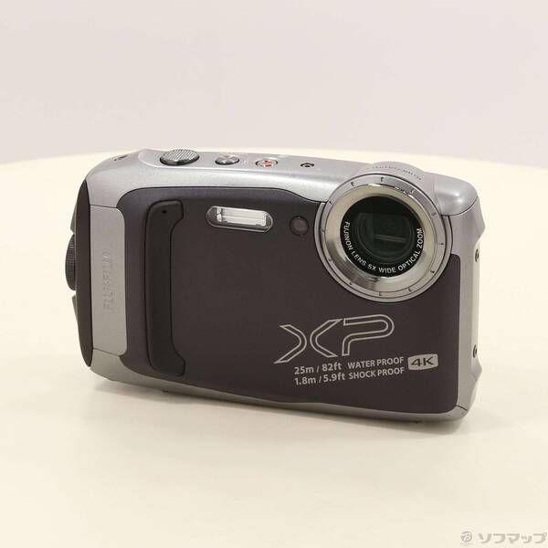 品〕 オンライン FinePix XP140 ダークシルバー【344】 中古品