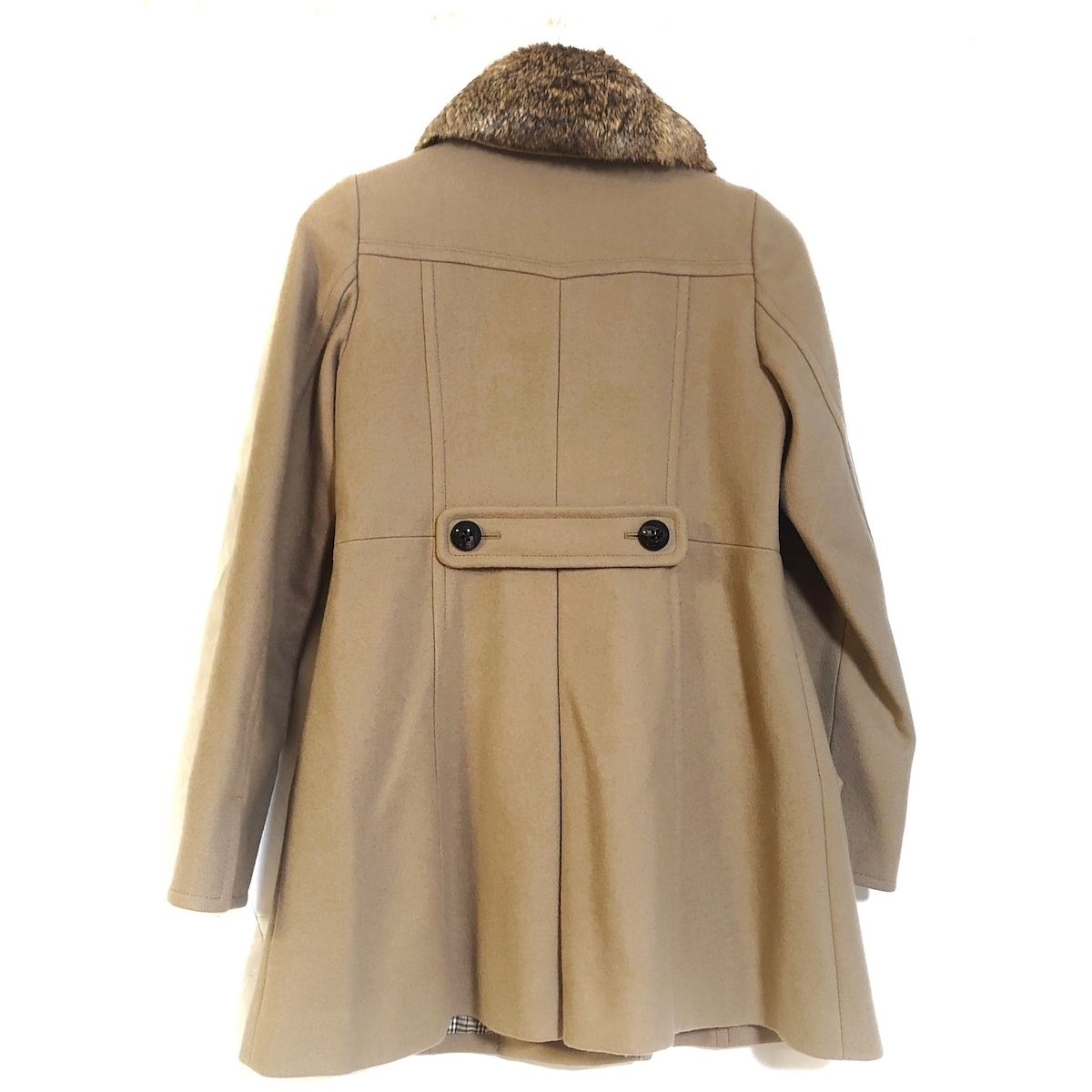 BURBERRY BLUE LABEL アイボリー コート　サイズ36 BURBERRY BLUE LABEL トレンチコート 36 - メルカリ