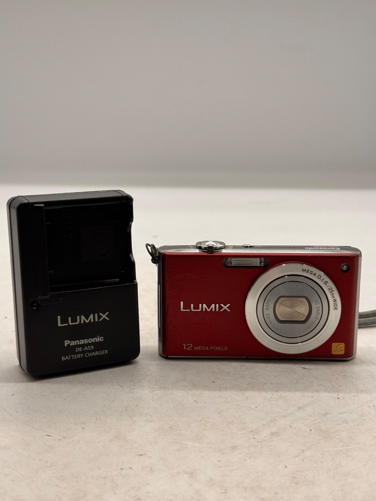 パナソニック LUMIX DMC-FX40 デジタルカメラ フレッシュレッド