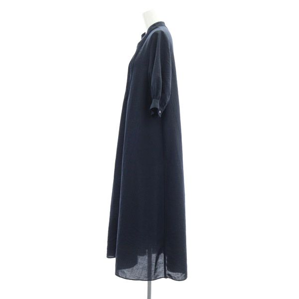 【タグ付き新品】ROPE ロペ／ワンピース／濃紺／38（M相当） ロペピクニック ROPE Picnic ピンタックワンピース ロング 六分