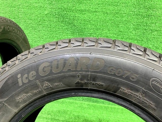顕著な YOKOHAMA スタッドレス ヨコハマ アイスガードG075 225 65R17 2本 8ミリ 2021年