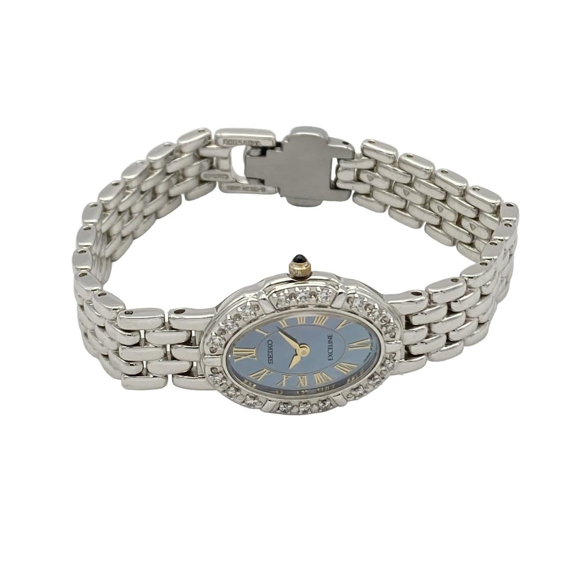 SEIKOエクセリーヌ 18Pダイヤ1F20-6D80 シェル mk1755_8.jpg