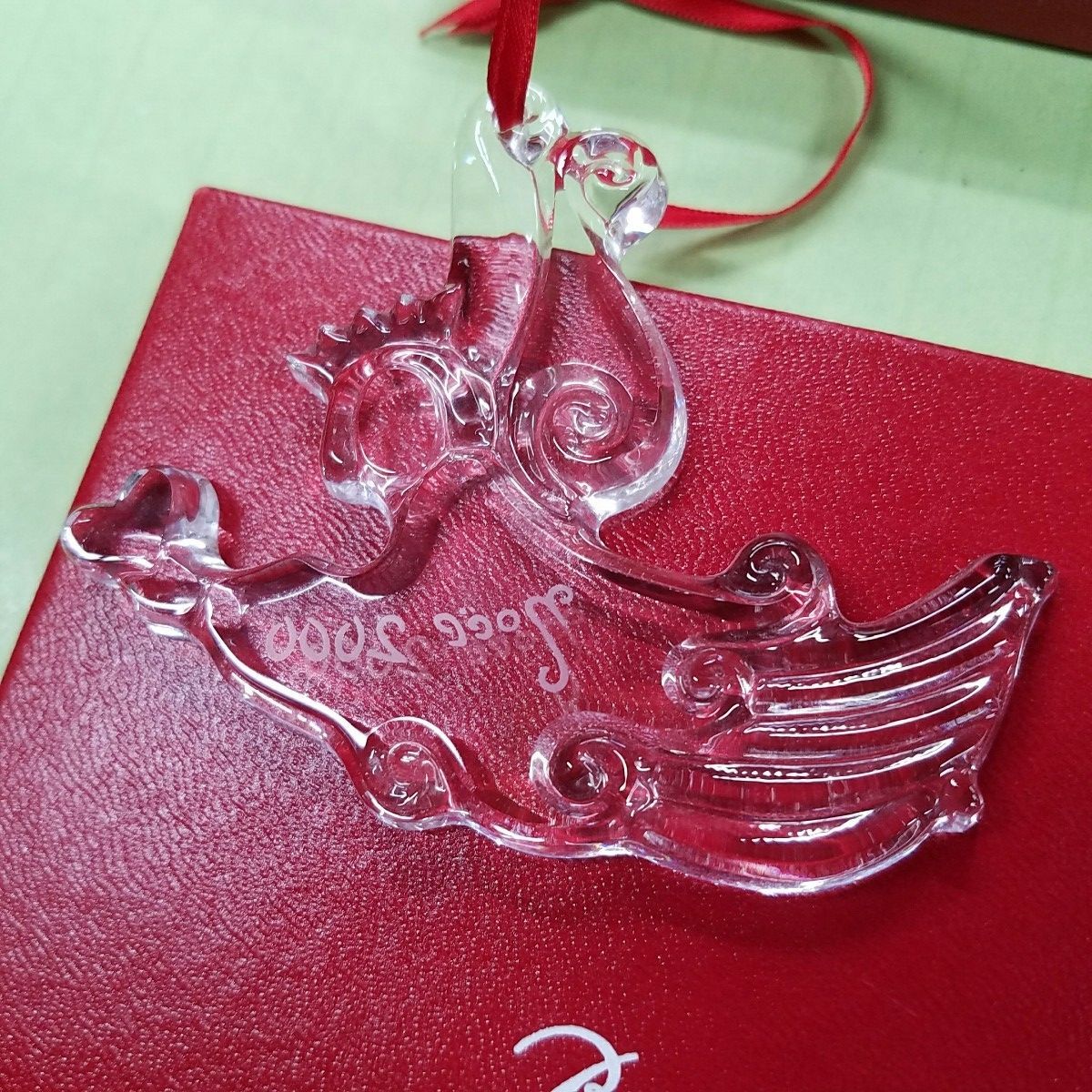 Baccarat クリスタルオーナメント Noël 2000 Baccarat クリスタルオーナメント Noël 2000