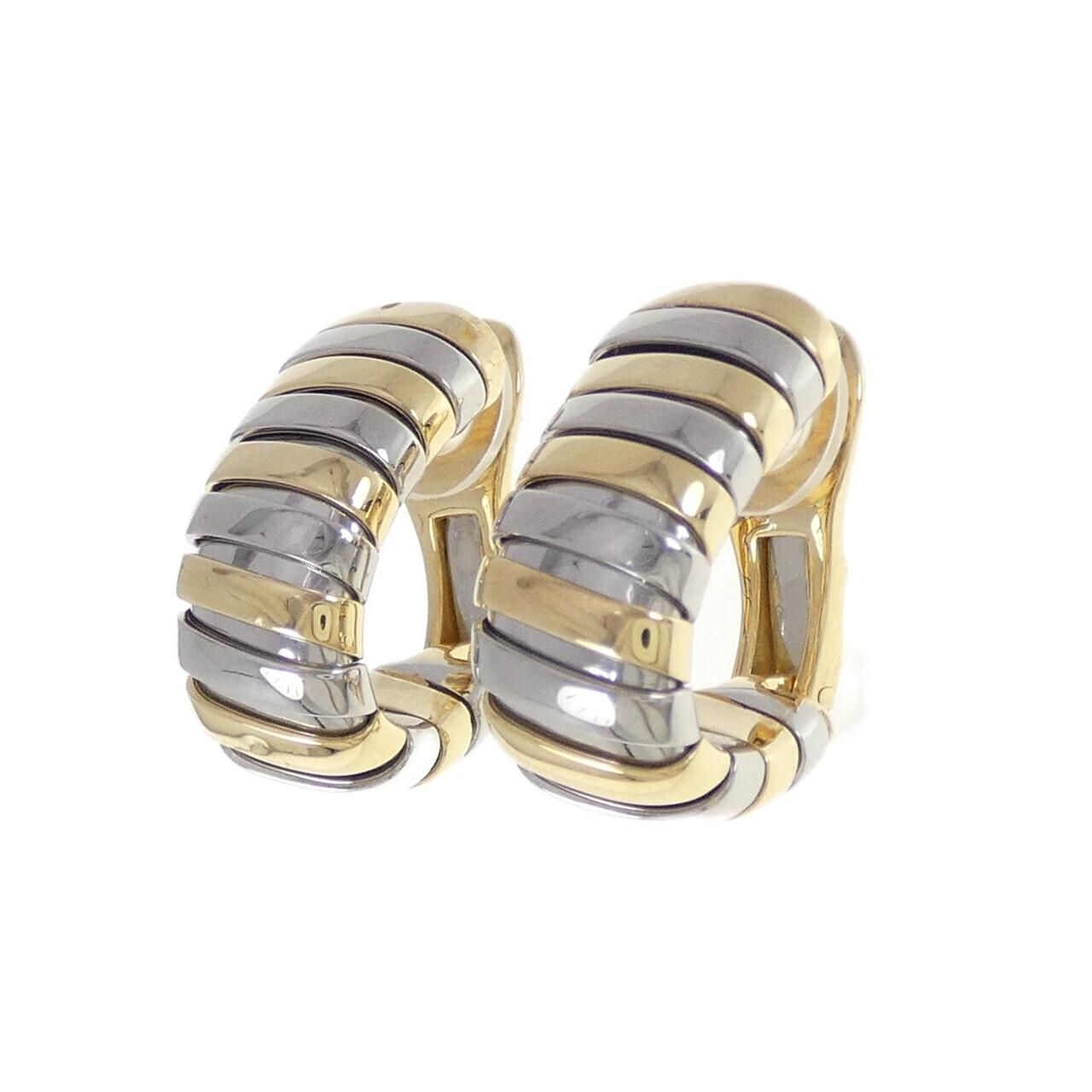 ブルガリ 750YG/ST イヤリング - メルカリ 